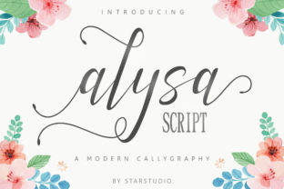 Alysa Script: A Refined Typeface for Editorial Design