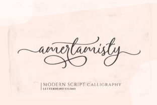 Amerta Misty Script: A Typeface for Branding