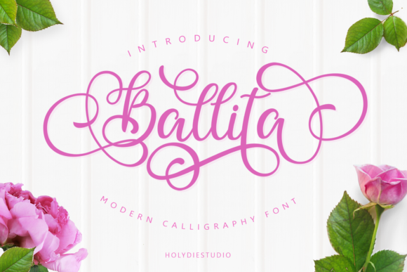 Ballita Script Font for Handmade Brands