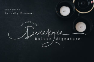 Drunkgun Script: The Elegant Typeface for Crafters