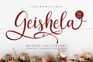 Geishela Script: A Timeless Typeface for Makers