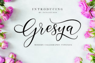 Gresya Script: A Feminine Typeface for Makers