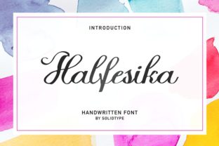 Halfesika Script: A Typeface for Warm Branding
