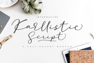 Karllistic Script: A Refined Typeface for Editorial Design