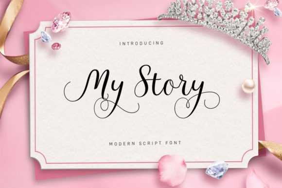 My Story Script: A Modern Typeface for Editorial Design