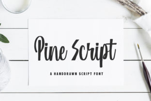 Pine Script: A Hand-Drawn Font for Branding