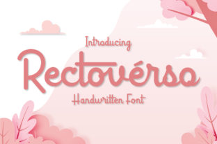 Rectoverso Script: A Playful Typeface for Modern Branding
