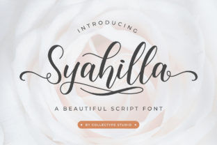 Syahilla Script: The Perfect Handwritten Font for Crafters