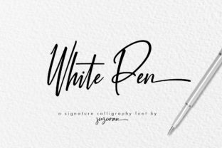 White Pen Script: A Fresh Typeface for Branding