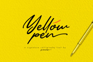 Yellow Pen Script: A Versatile Typeface for Makers